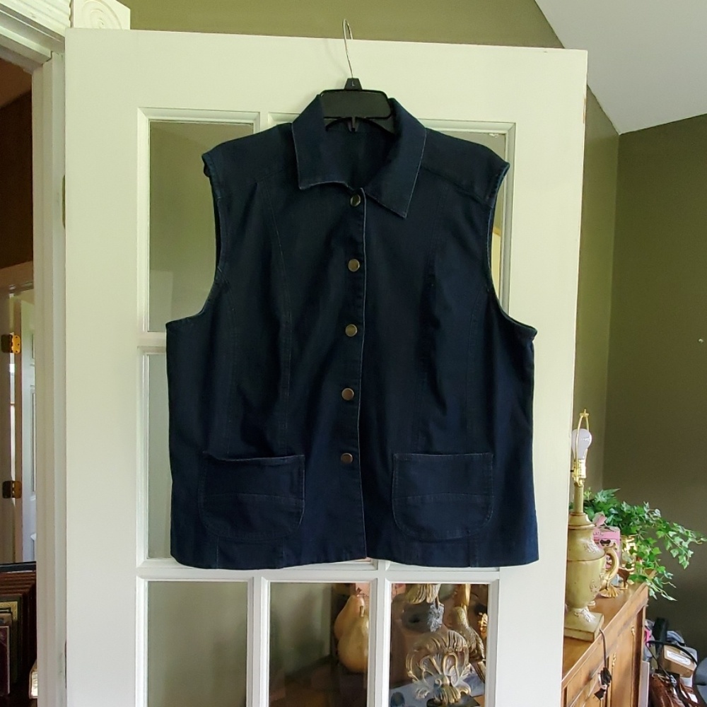 Southern Lady Navy Blue Vest